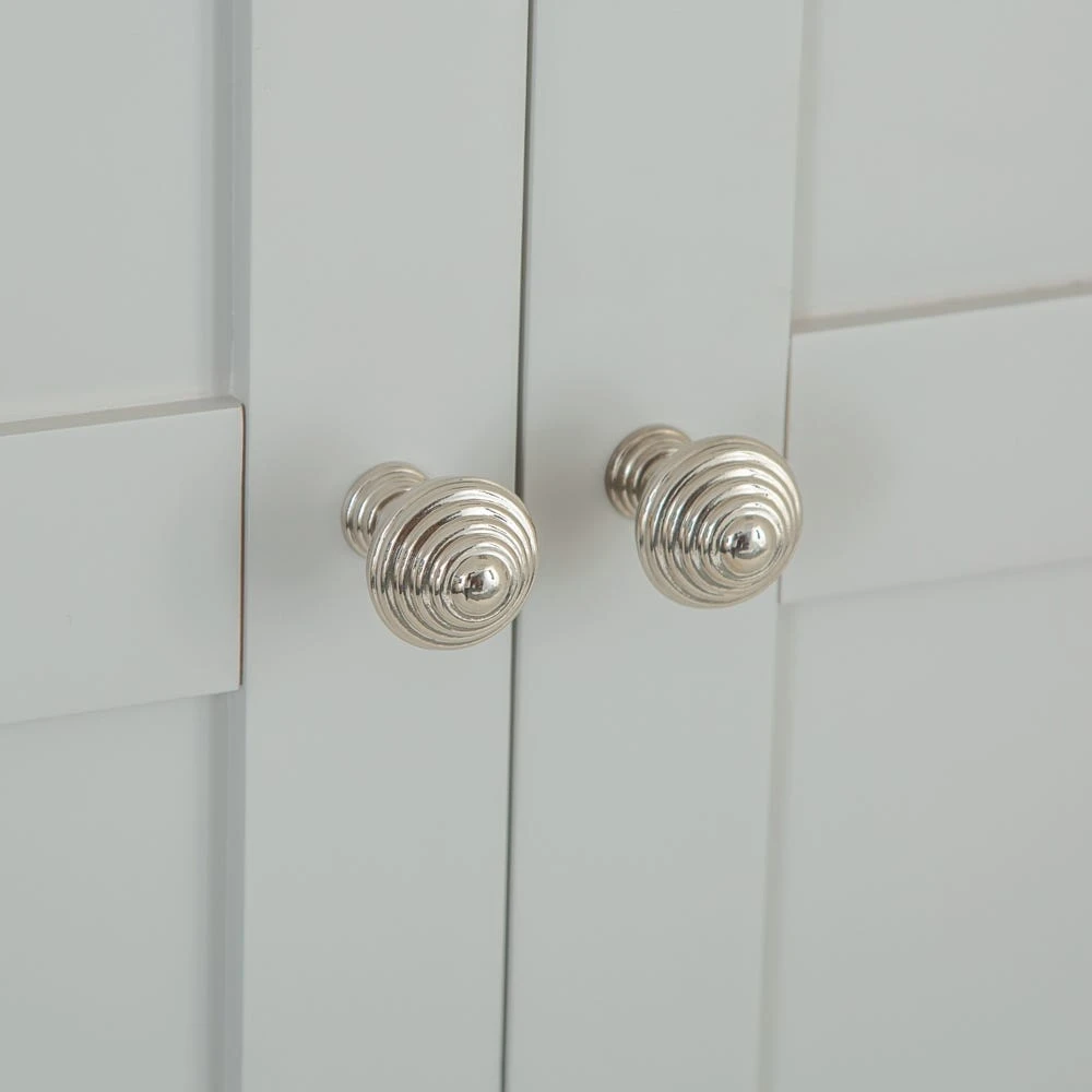 Ashbourne Grey Painted 2 Door Wardrobe With Drawer 7 Ashbourne Grey Painted 2 Door Wardrobe With Drawer - Image 7