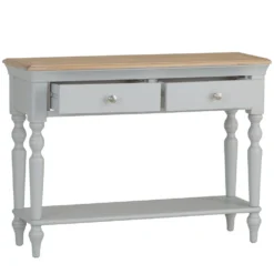 Ashbourne Grey Painted 2 Drawer Console Table -Furniture Specialty Store img 1664ash 15