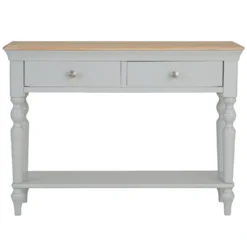Ashbourne Grey Painted 2 Drawer Console Table -Furniture Specialty Store img 1664ash 23