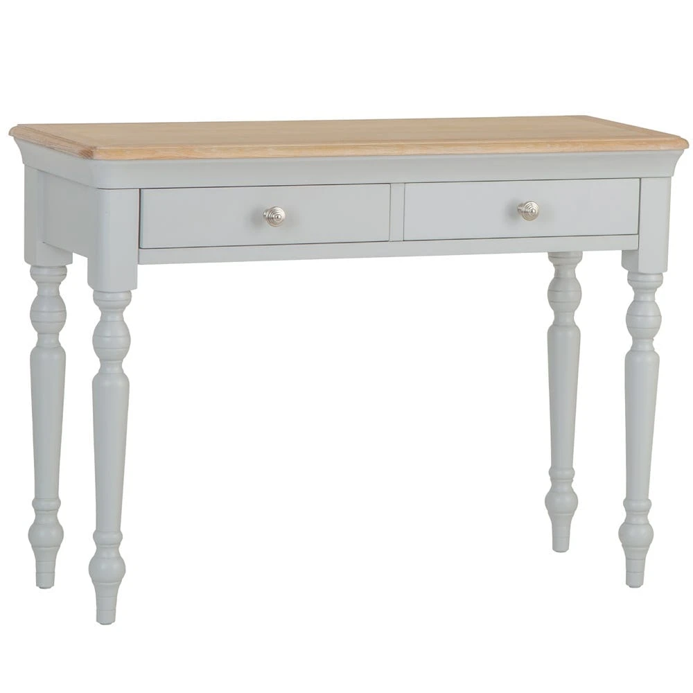 Ashbourne Grey Painted Dressing Table 2 Ashbourne Grey Painted Dressing Table - Image 2