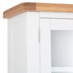 Hampshire White Painted Oak Glass Display Cabinet -Furniture Specialty Store img 2197ham 143