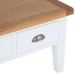 Hampshire White Painted Oak Coffee Table With Drawers -Furniture Specialty Store img 2197ham 19