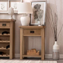 Winchester Oak Telephone Table