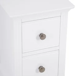 Banbury White Painted Small Bedside Table -Furniture Specialty Store img 6201
