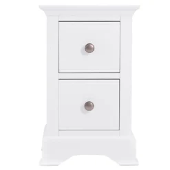 Banbury White Painted Small Bedside Table -Furniture Specialty Store img 6203