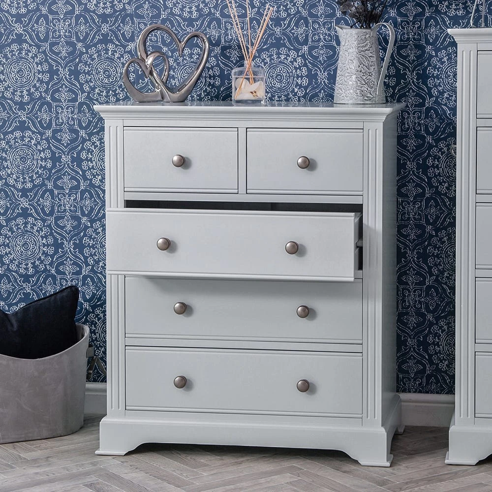 Banbury Grey Painted 2 Over 3 Chest 1 Banbury Grey Painted 2 Over 3 Chest