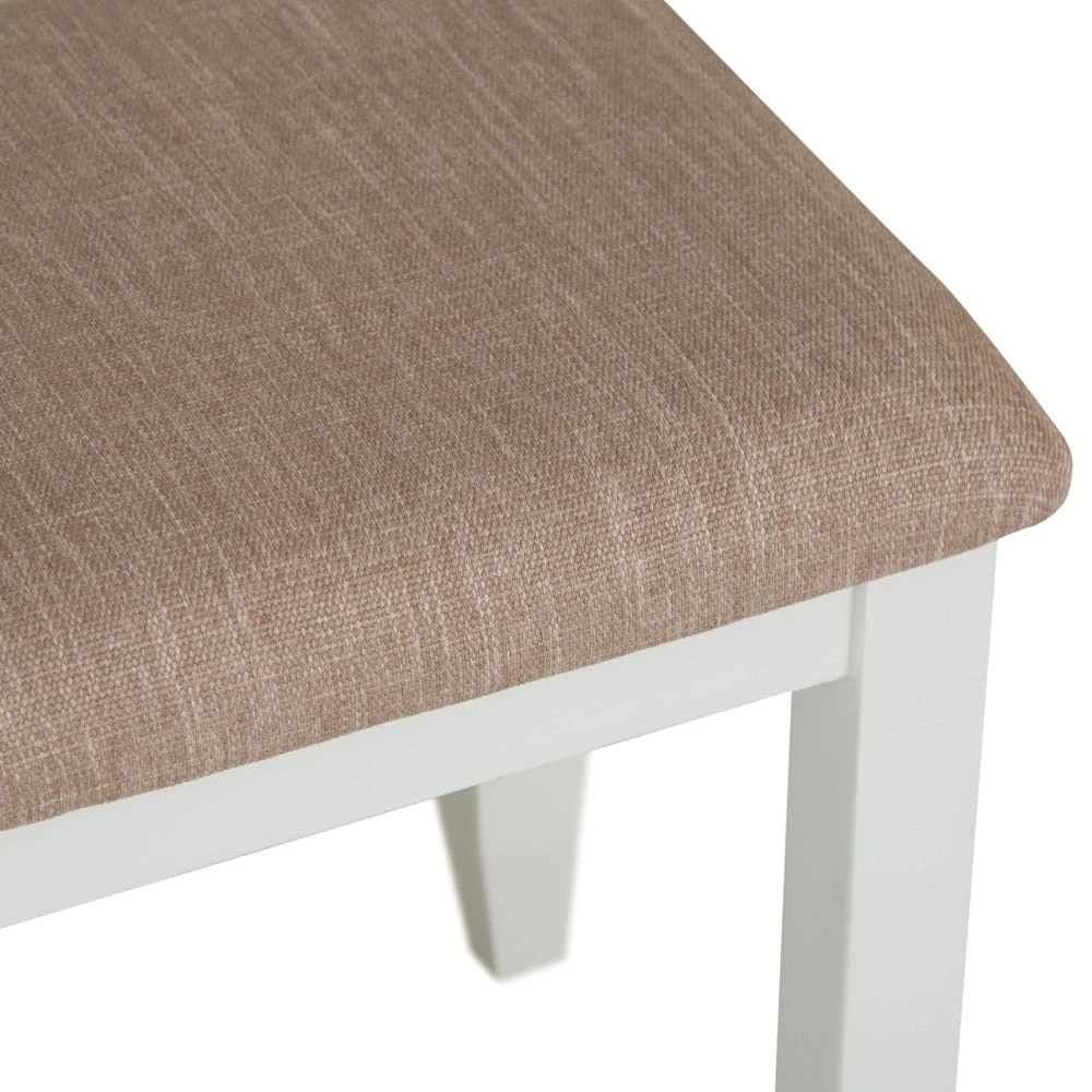 Chester White Painted Dressing Stool 5 Chester White Painted Dressing Stool - Image 5