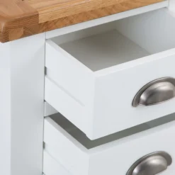 Hampshire White Painted Oak Large 3 Drawer Bedside Table 13 Hampshire White Painted Oak Large 3 Drawer Bedside Table -Furniture Specialty Store kel p03 82new3