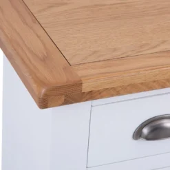 Hampshire White Painted Oak Large 3 Drawer Bedside Table 12 Hampshire White Painted Oak Large 3 Drawer Bedside Table -Furniture Specialty Store kel p03 82new4