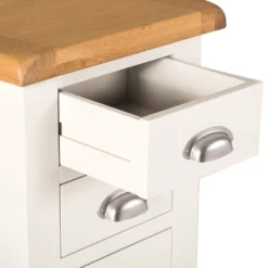 Hampshire Ivory Painted Oak Large 3 Drawer Bedside Table 15 Hampshire Ivory Painted Oak Large 3 Drawer Bedside Table -Furniture Specialty Store kel p03 3