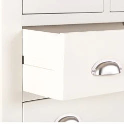 Hampshire Ivory Painted Oak 2 Over 3 Chest -Furniture Specialty Store kel p11 3