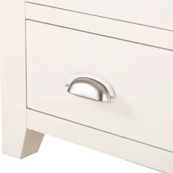 Hampshire Ivory Painted Oak 2 Over 3 Chest -Furniture Specialty Store kel p11 6