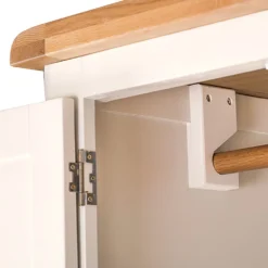 Hampshire Ivory Painted Oak 2 Door Wardrobe With Drawer -Furniture Specialty Store kel p12 4