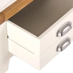 Hampshire Ivory Painted Oak 2 Door Wardrobe With Drawer -Furniture Specialty Store kel p12 7