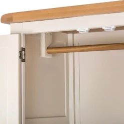 Hampshire Ivory Painted Oak Double Wardrobe -Furniture Specialty Store kel p13 4