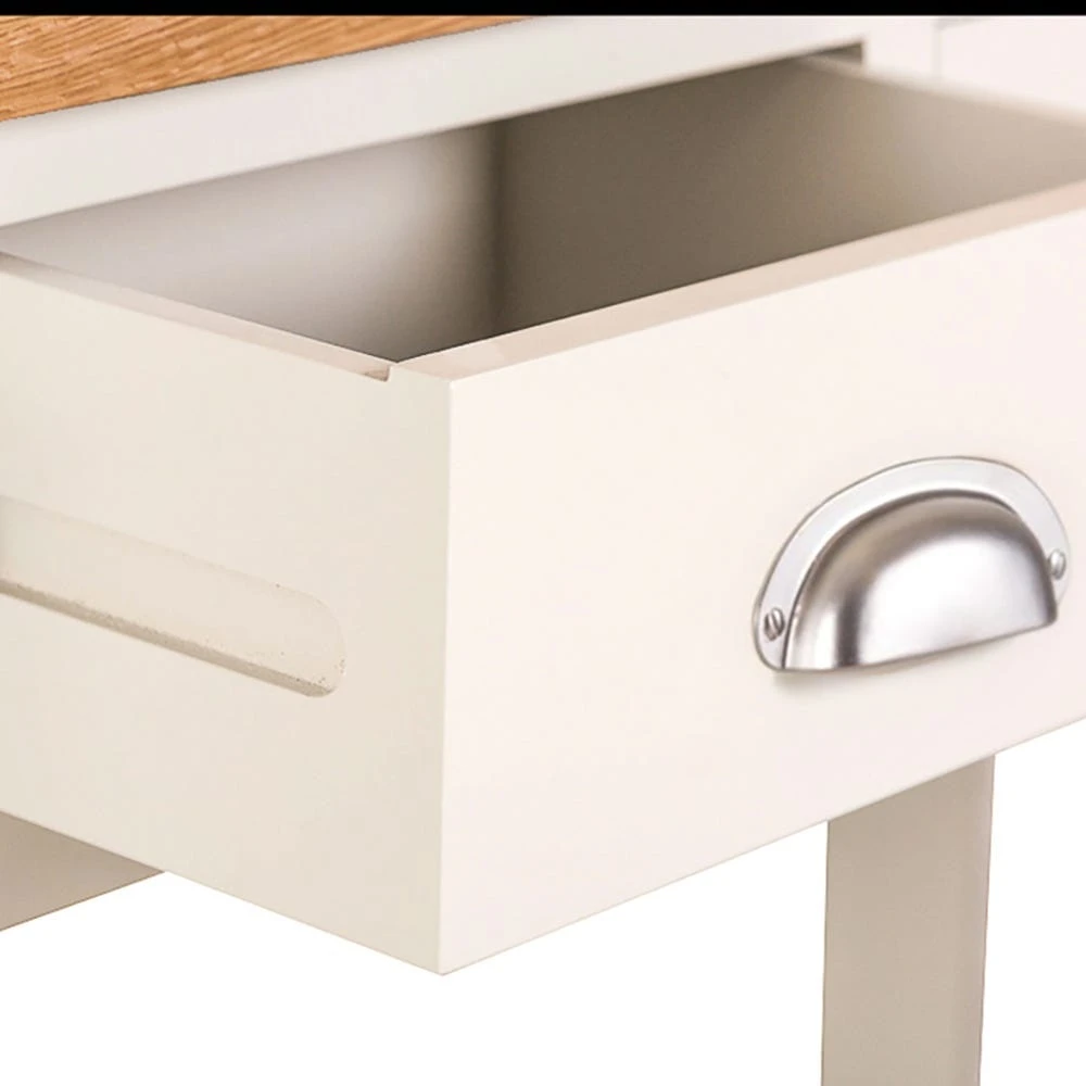 Hampshire Ivory Painted Oak Console Table 5 Hampshire Ivory Painted Oak Console Table - Image 5