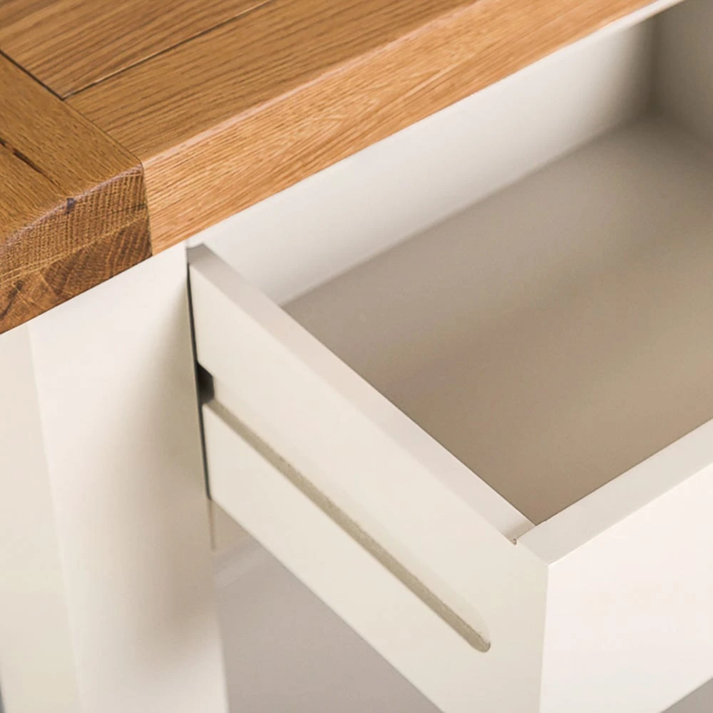 Hampshire Ivory Painted Oak Console Table 9 Hampshire Ivory Painted Oak Console Table - Image 9