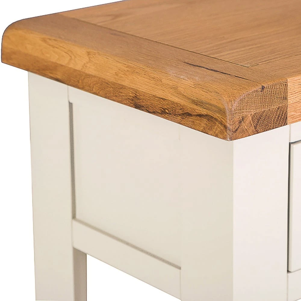 Hampshire Ivory Painted Oak Console Table 4 Hampshire Ivory Painted Oak Console Table - Image 4