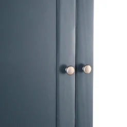 Hampshire Blue Painted Oak 3 Door Wardrobe With Mirror -Furniture Specialty Store kel p25 73 9