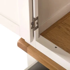 Hampshire Ivory Painted Oak 3 Door Wardrobe With Mirror -Furniture Specialty Store kel p25 6