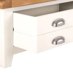 Hampshire Ivory Painted Oak 3 Door Wardrobe With Mirror -Furniture Specialty Store kel p25 7