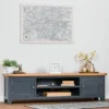 Hampshire Blue Painted Oak Extra Large TV Unit