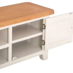 Hampshire Ivory Painted Oak Extra Large TV Unit -Furniture Specialty Store kel p32 3