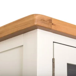 Hampshire Ivory Painted Oak Glass Display Cabinet -Furniture Specialty Store kel p37 6