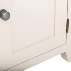 Hampshire Ivory Painted Oak Glass Display Cabinet -Furniture Specialty Store kel p37 7