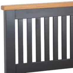 Hampshire Blue Painted Oak Double Bed Frame High Foot End -Furniture Specialty Store kel p39 73 13 334