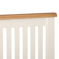 Hampshire Ivory Painted Oak Double Bed Frame High Foot End -Furniture Specialty Store kel p39 4