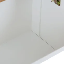 Hampshire White Painted Oak Blanket Storage Box -Furniture Specialty Store kelp44 82 6