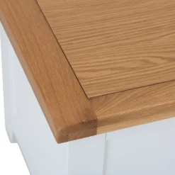 Hampshire White Painted Oak Blanket Storage Box -Furniture Specialty Store kelp44 82 7