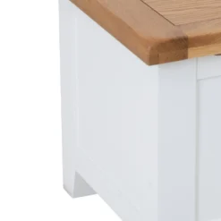Hampshire White Painted Oak Blanket Storage Box -Furniture Specialty Store kelp44 82 9