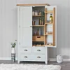Hampshire Grey Painted Oak Large Larder Unit