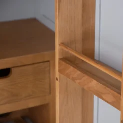 Hampshire Grey Painted Oak Large Larder Unit -Furniture Specialty Store larl pgrey 26 123