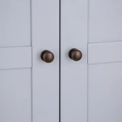 Hampshire Grey Painted Oak Large Larder Unit -Furniture Specialty Store larl pgrey 27 123