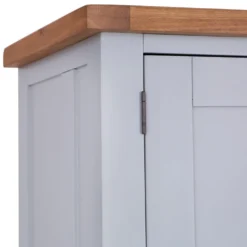Hampshire Grey Painted Oak Large Larder Unit -Furniture Specialty Store larl pgrey 28 123