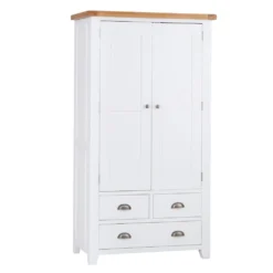 Hampshire White Painted Oak Large Larder Unit -Furniture Specialty Store larl pwhite ls 1