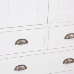 Hampshire White Painted Oak Large Larder Unit -Furniture Specialty Store larl pwhite ls 11