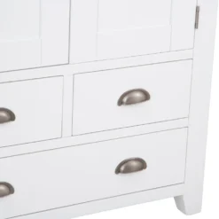 Hampshire White Painted Oak Large Larder Unit -Furniture Specialty Store larl pwhite ls 12