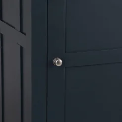 Hampshire Blue Painted Oak Slim Larder Cupboard -Furniture Specialty Store lars pblue ls 11