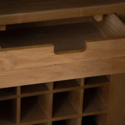 Hampshire Blue Painted Oak Slim Larder Cupboard -Furniture Specialty Store lars pblue ls 7