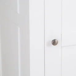 Hampshire White Painted Oak Slim Larder Cupboard 23 Hampshire White Painted Oak Slim Larder Cupboard -Furniture Specialty Store lars pwhite ls 12