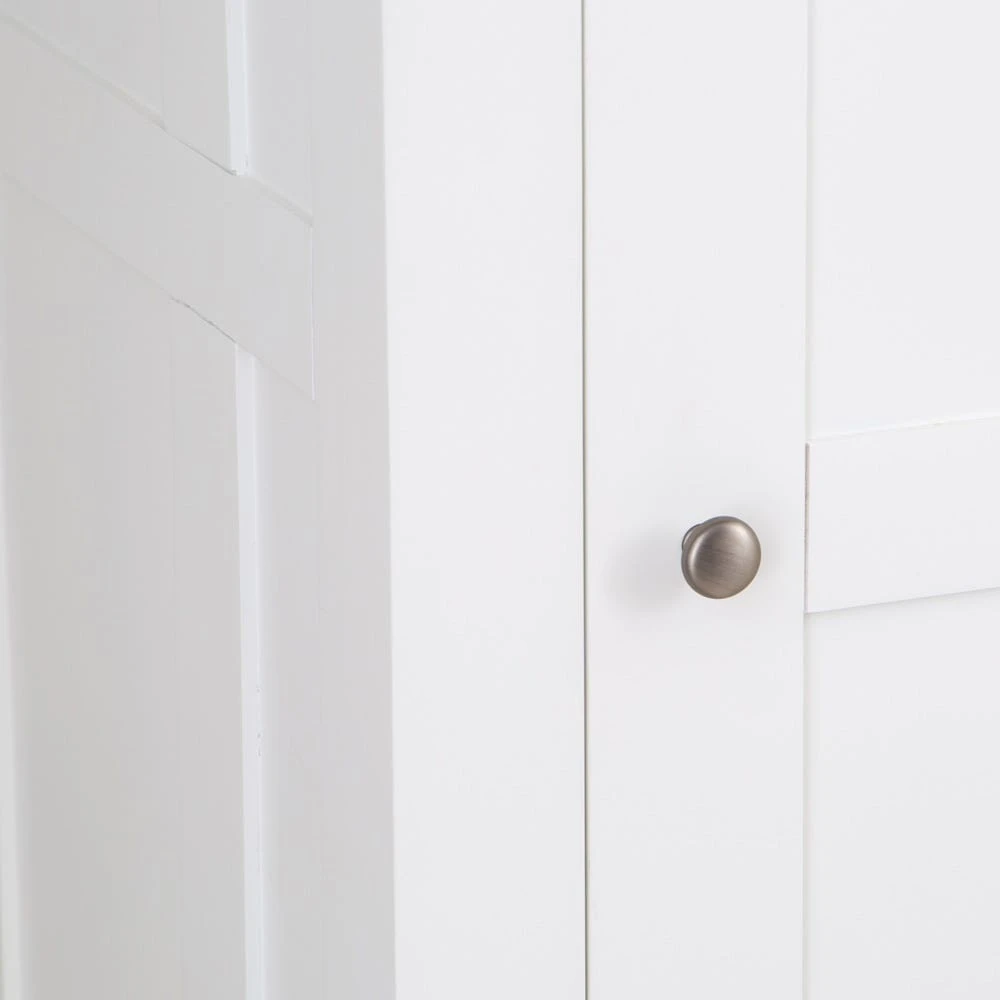 Hampshire White Painted Oak Slim Larder Cupboard 8 Hampshire White Painted Oak Slim Larder Cupboard - Image 8