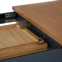 Salisbury Blue Painted Oak 1.2m Butterfly Extending Dining Table -Furniture Specialty Store lp 12bet b 17