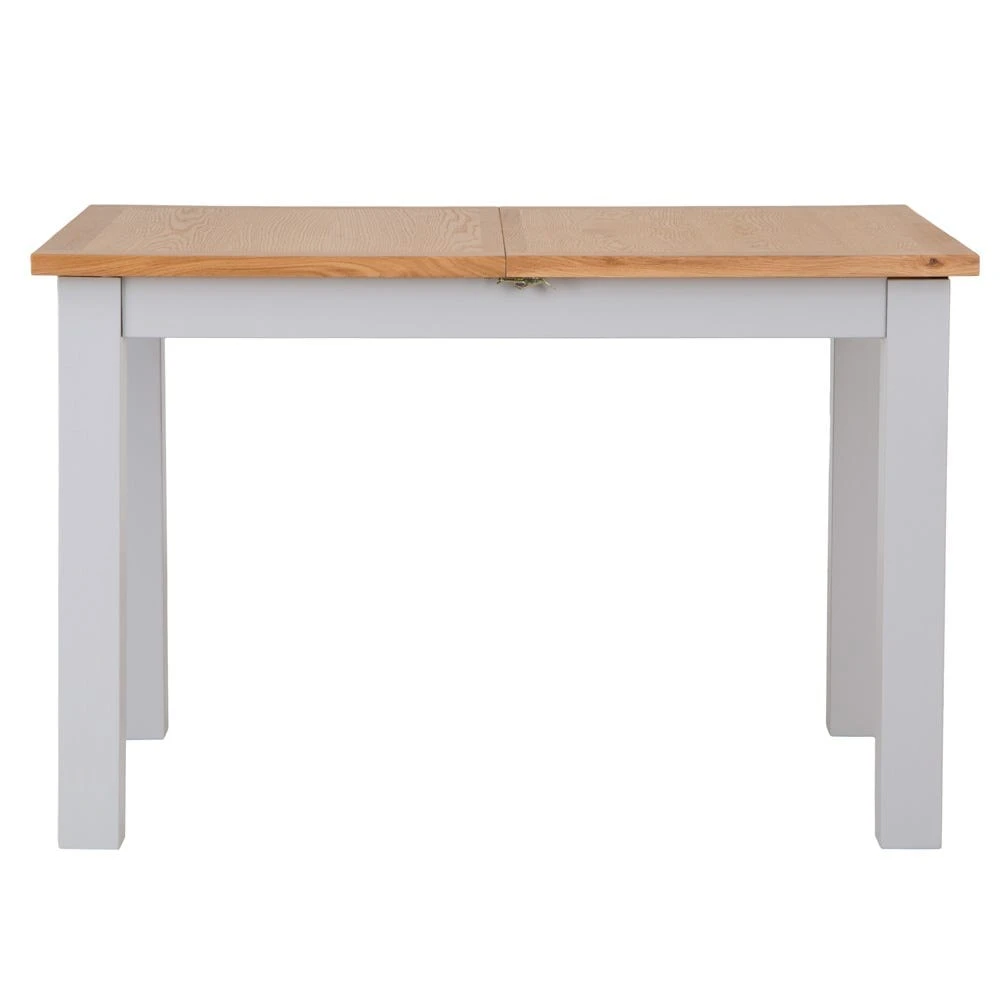 Salisbury Grey Painted Oak 1.2m Butterfly Extending Dining Table 15 Salisbury Grey Painted Oak 1.2m Butterfly Extending Dining Table - Image 15