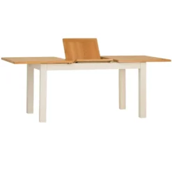 Salisbury Ivory Painted Oak 1.5m Butterfly Extending Dining Table 24 Salisbury Ivory Painted Oak 1.5m Butterfly Extending Dining Table -Furniture Specialty Store lp 15bet c 3