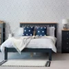 Salisbury Blue Painted Oak King Size Bed Frame