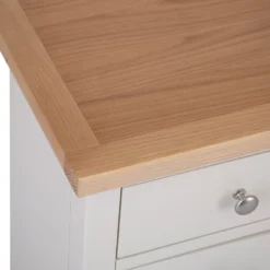 Salisbury Ivory Painted Oak 3 Drawer Bedside Table -Furniture Specialty Store lp bsc c 4